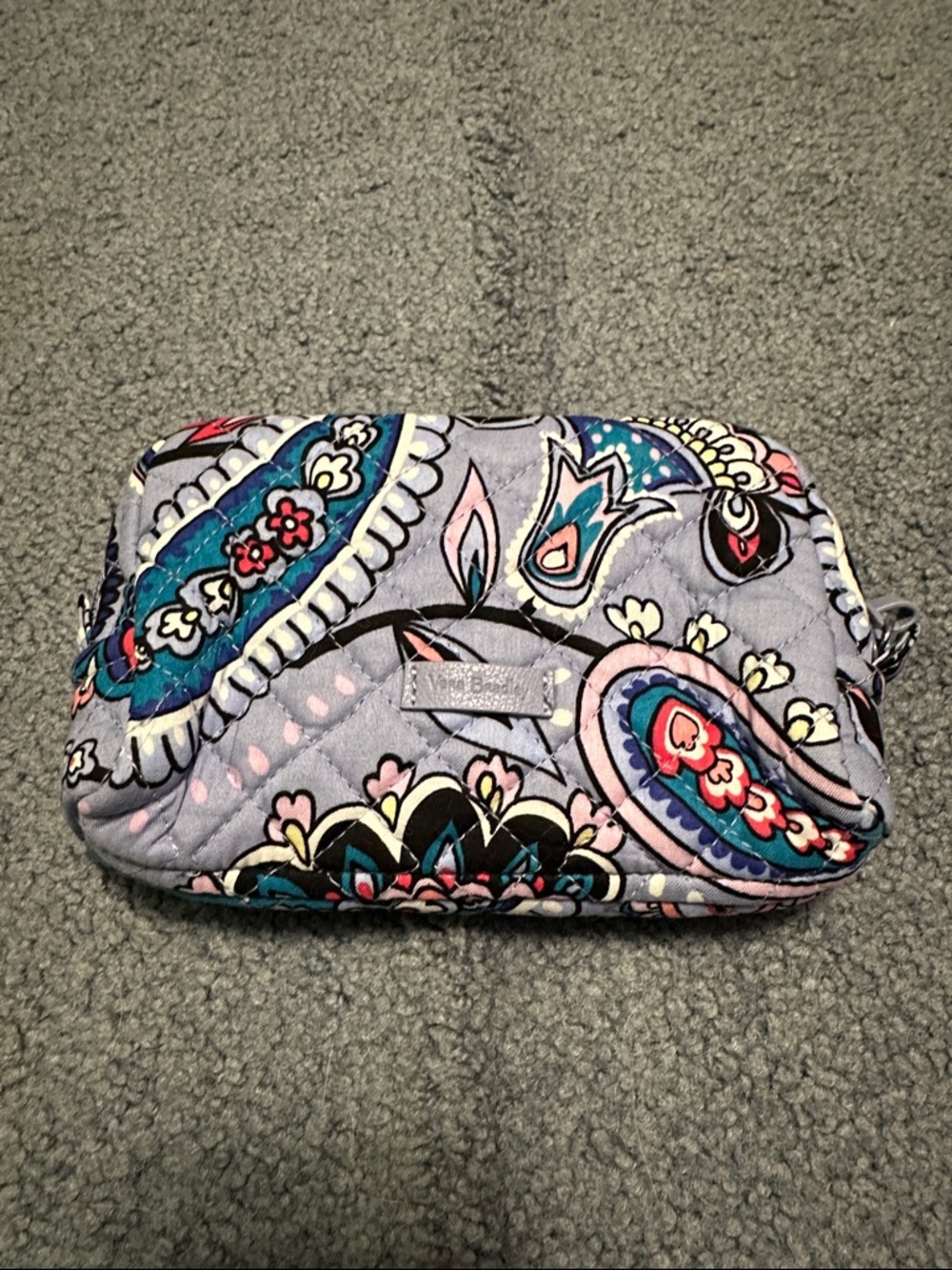 Vera Bradley Cosmetic Bag Makani Paisley pattern